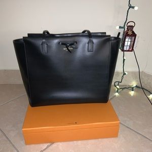 Kate Spade Black Leather Tote